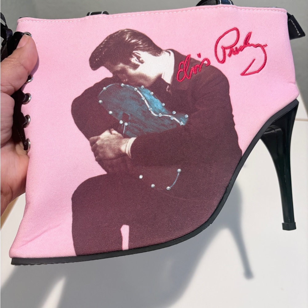 Ashley By 26 International Pink and Black Top-Handle Tote - Picture 7 of 12